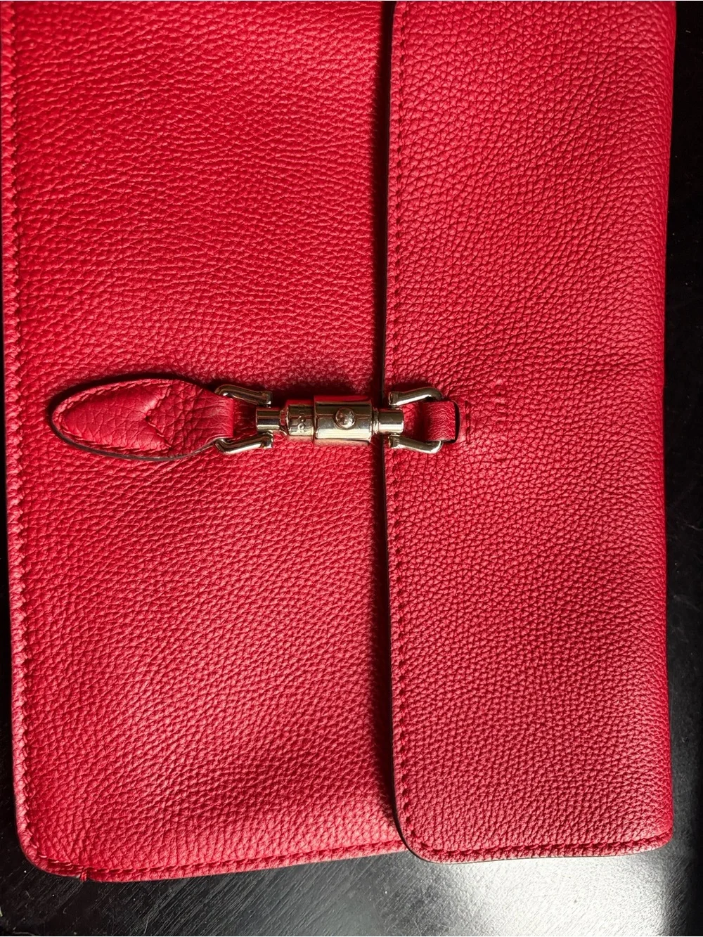 Gucci Red Leather Convertible Women’s Crossbody Bag
